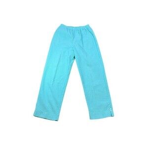 VTG WEK Woman Pants Women Size Large USA 80s 90's Cotton Elastic Waistband